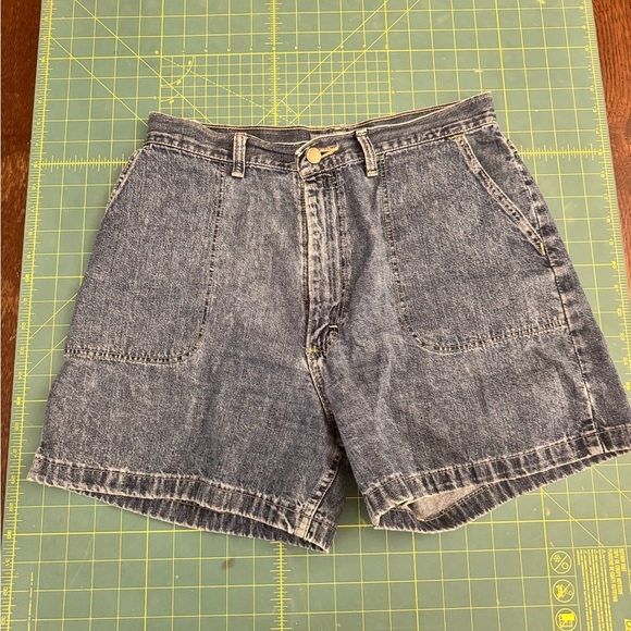 Wrangler Pants - Vintage Wrangler Dark Blue Jean Shorts